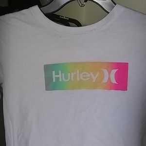 Hurley Box Logo Long Sleeve Tee